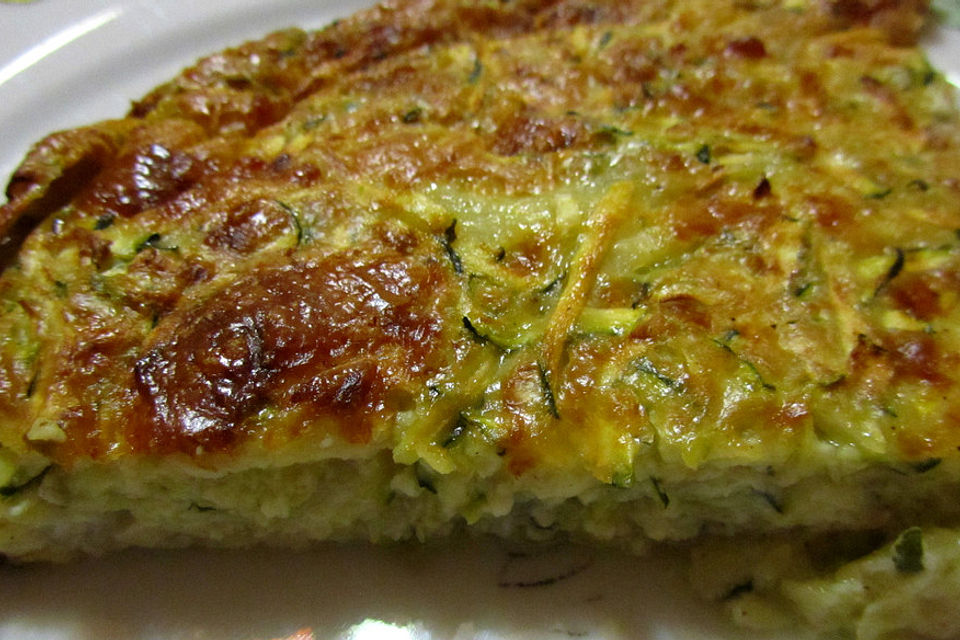 Zucchini - Käse - Kuchen