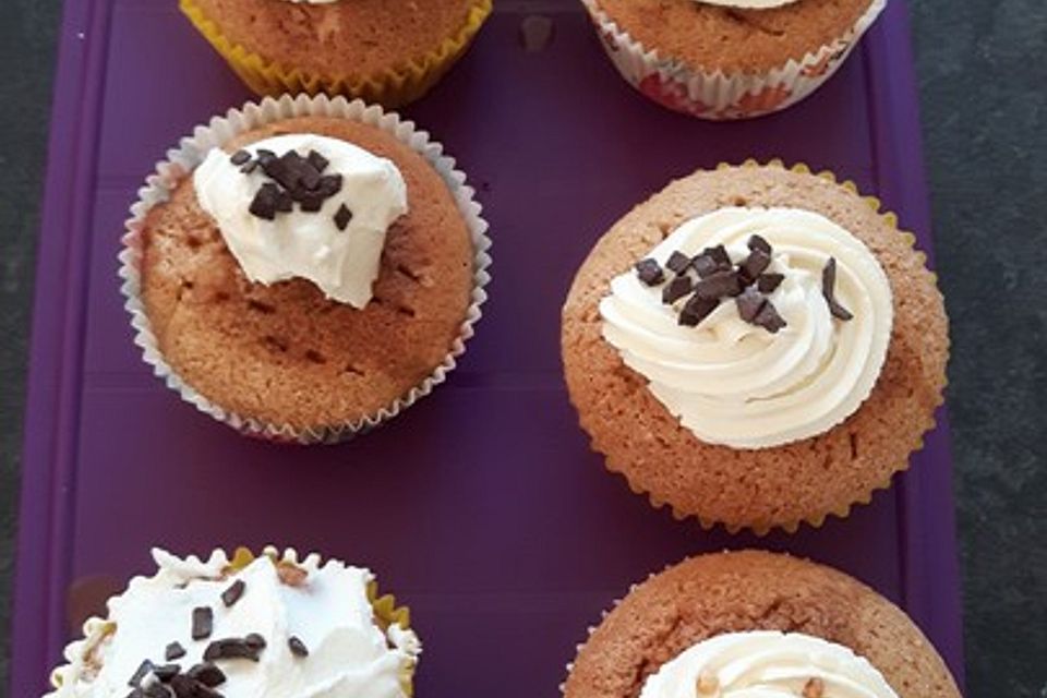 Tiramisu - Cupcakes mit  Mascarponecreme