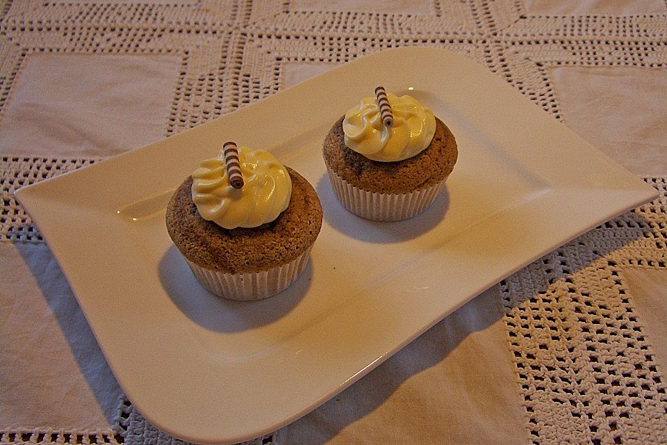 Tiramisu - Cupcakes mit  Mascarponecreme