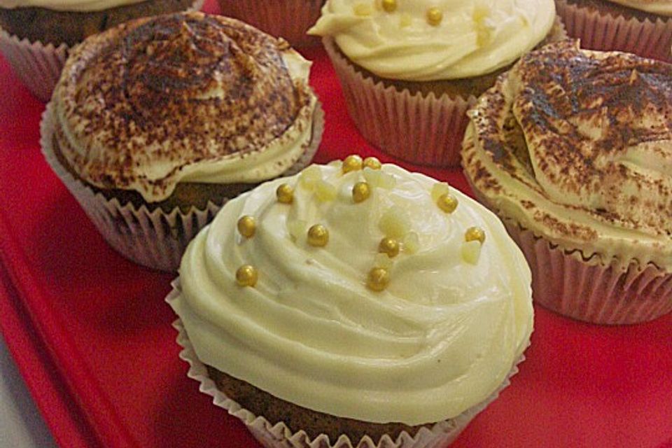 Tiramisu - Cupcakes mit  Mascarponecreme