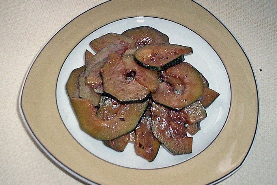 Gedünstete Zucchini