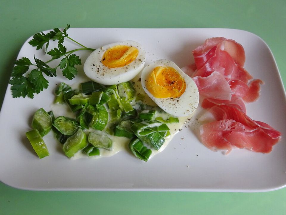 Lauchgemüse mit Eiern und Schinken von sramaravilla| Chefkoch Lauchgemüse mit Eiern und Schinken von sramaravilla| Chefkoch