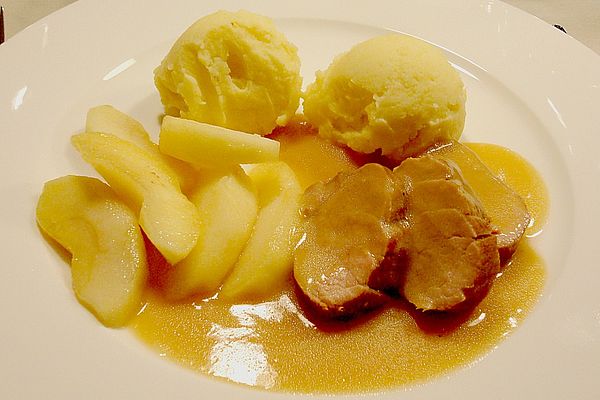 Schweinefilet mit Äpfeln und Calvadossauce von leckerschmecker123 ...