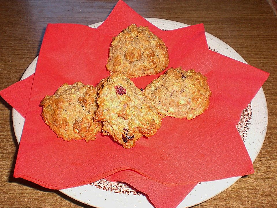 Cranberry - Mandel - Mehrkorn Muffins von Vevi| Chefkoch