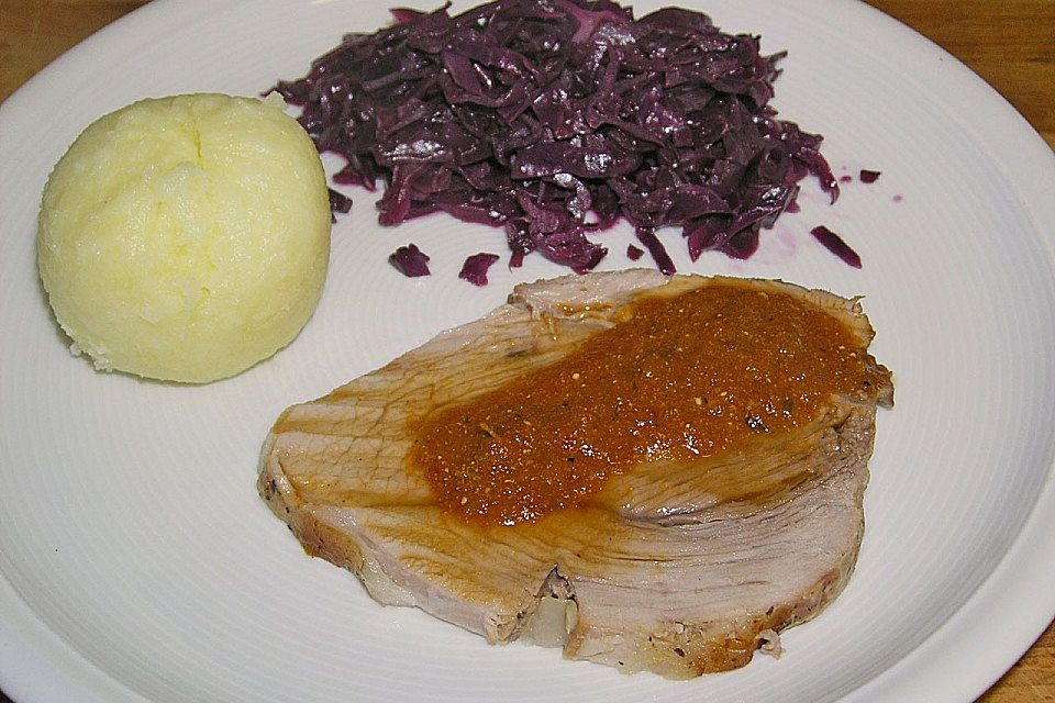 Krustenbraten im Bratschlauch