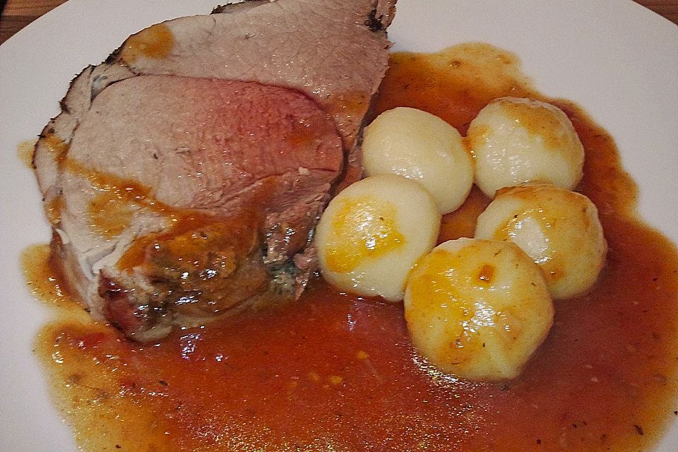 Krustenbraten im Bratschlauch