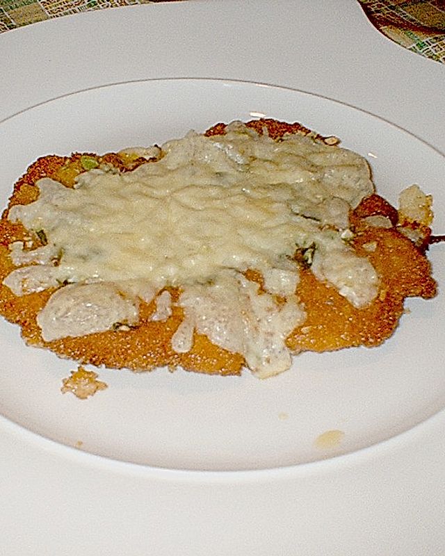 Knoblauch - Käse - Schnitzel