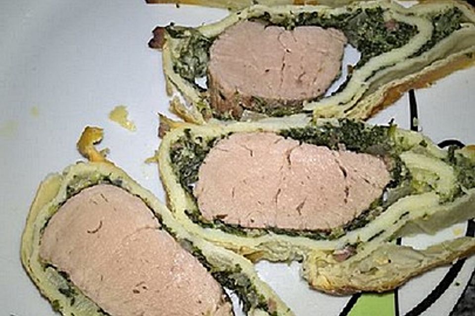 Schweinefilet im Blätterteig