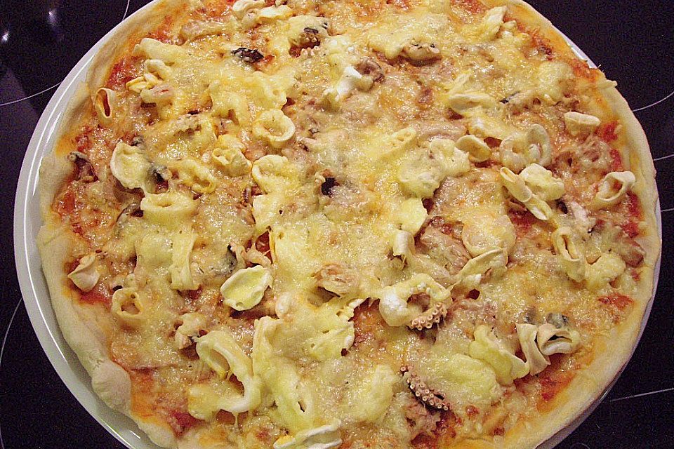 Meeresfrüchte - Pizza