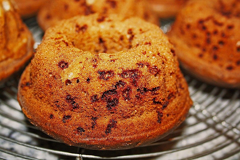 Rotwein - Schokoladen - Muffins