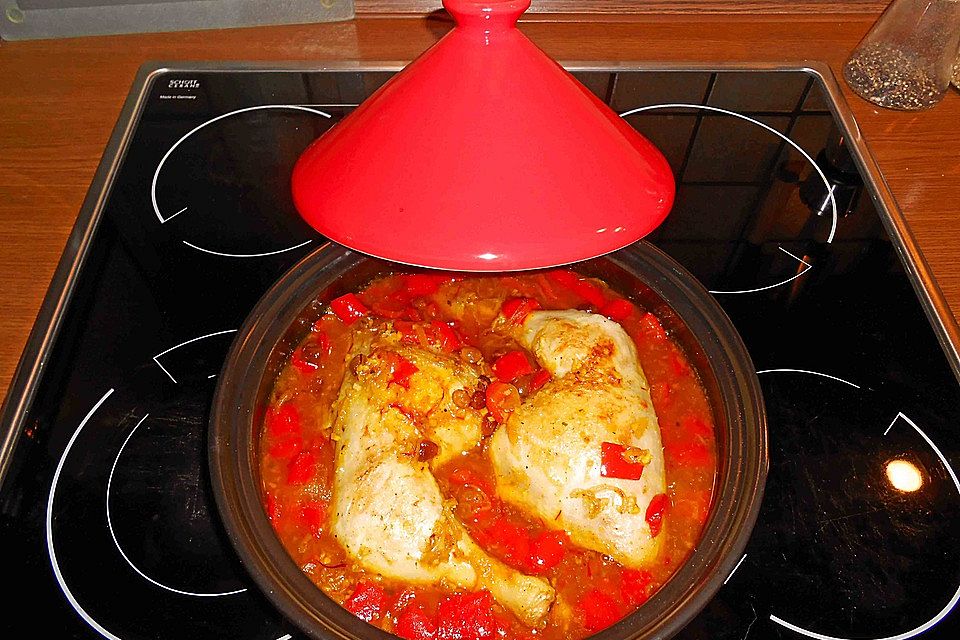 Rosinenkinds Hähnchen-Tajine