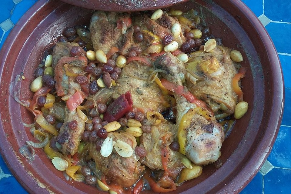 Rosinenkinds Hähnchen-Tajine