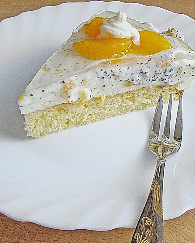 Mandarinen - Mohn - Torte