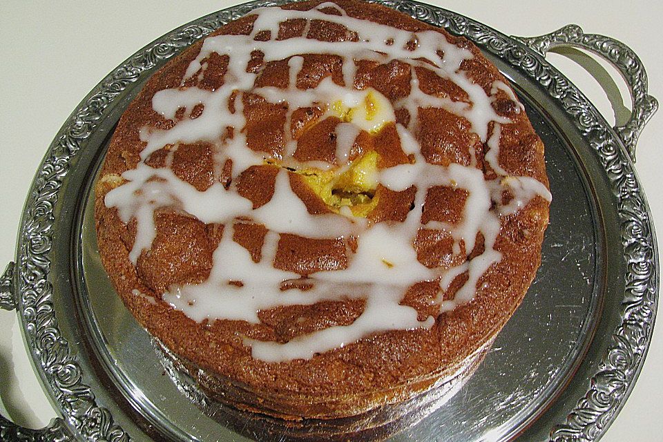 Gerührter Apfelkuchen