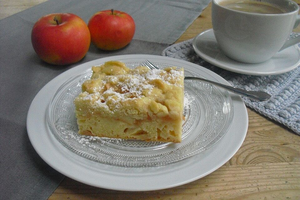 Liebster Apfel - Streuselkuchen in zwei Variationen