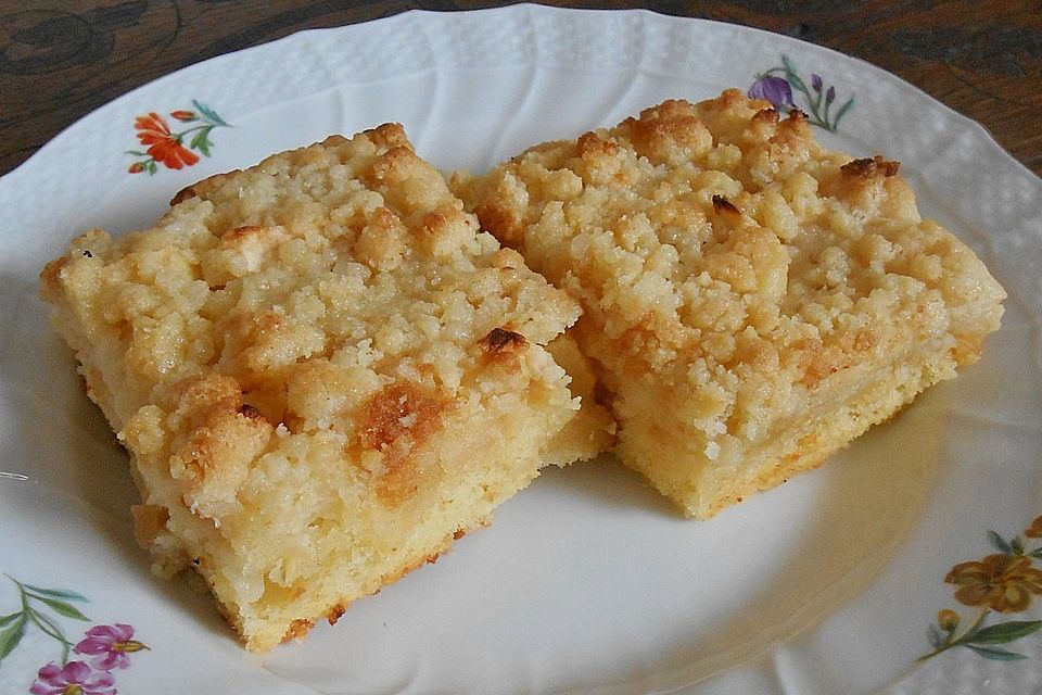 Liebster Apfel - Streuselkuchen in zwei Variationen