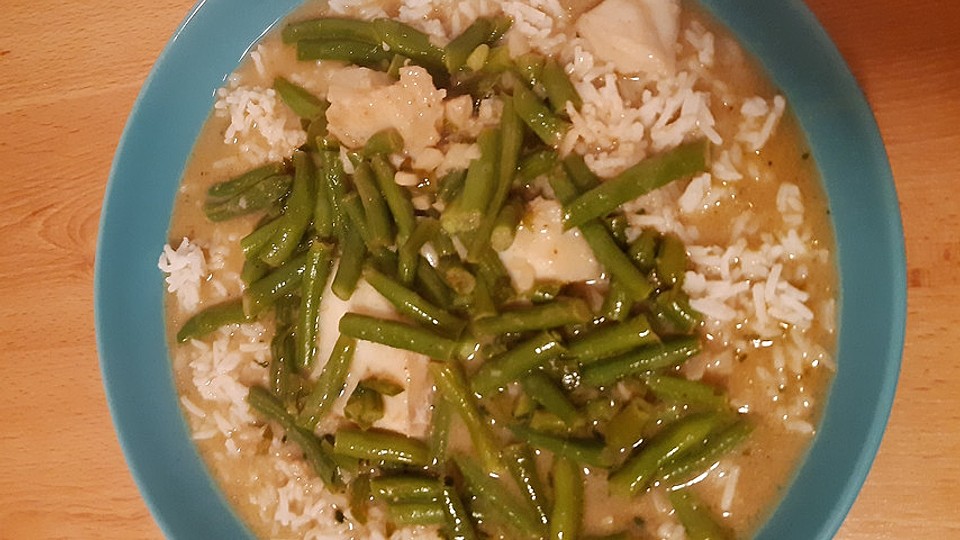 Grünes Thai - Curry mit Seeteufel und Okraschoten von Dorry| Chefkoch