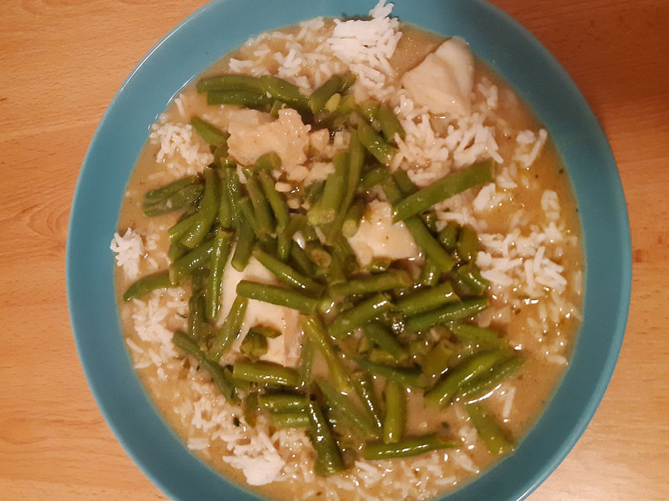 Grünes Thai - Curry mit Seeteufel und Okraschoten von Dorry| Chefkoch