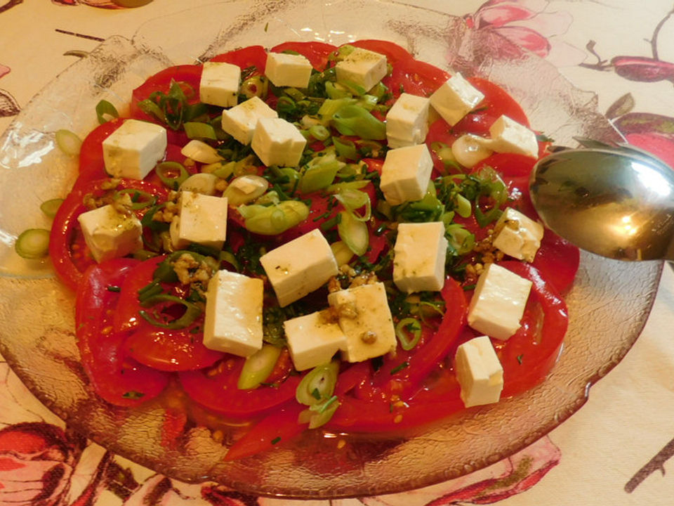 Tomatensalat mit Schafskäse | Chefkoch
