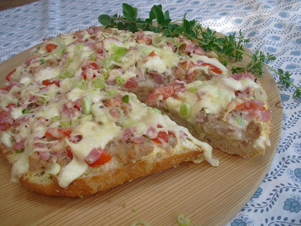 Fladenbrot - Pizza von duffelino| Chefkoch