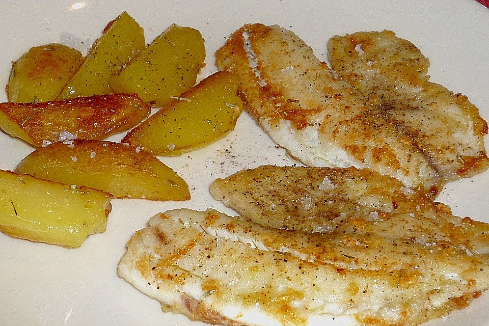 Fisch in Knoblauchöl