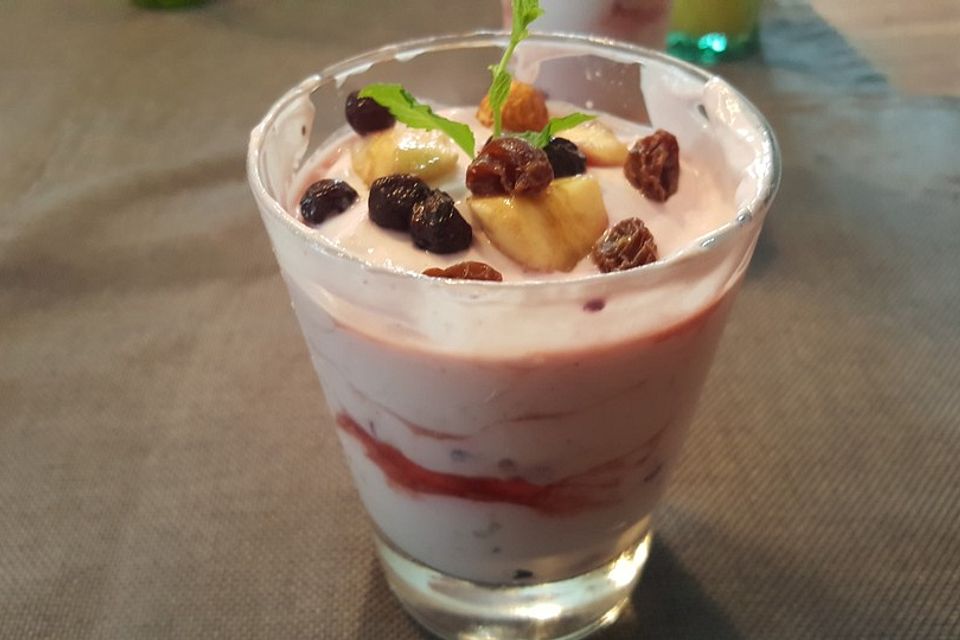 Quark - Himbeer - Schichttraum Quark - Himbeer - Schichttraum