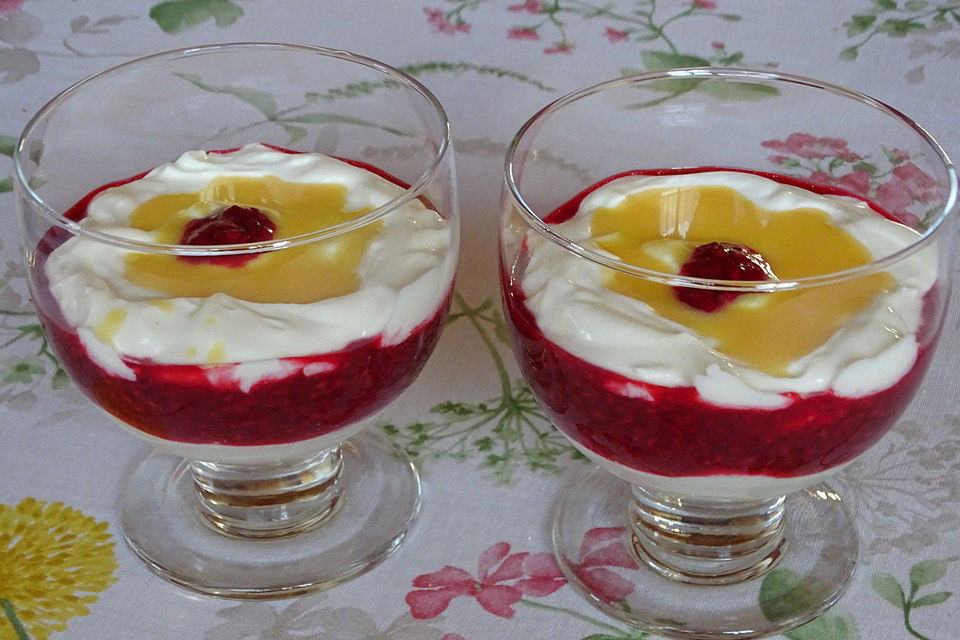 Quark - Himbeer - Schichttraum Quark - Himbeer - Schichttraum