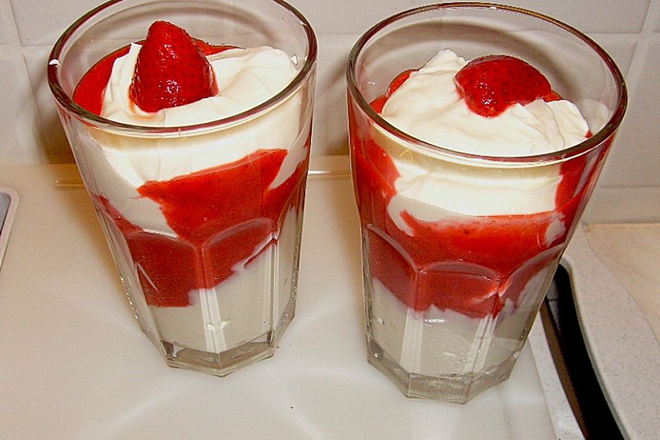Quark - Himbeer - Schichttraum Quark - Himbeer - Schichttraum