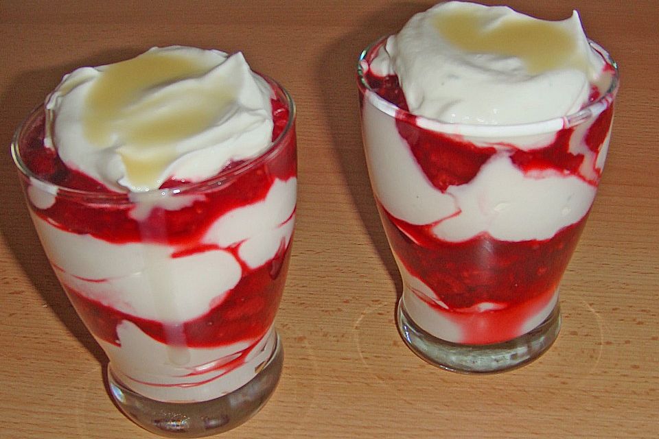 Quark - Himbeer - Schichttraum Quark - Himbeer - Schichttraum