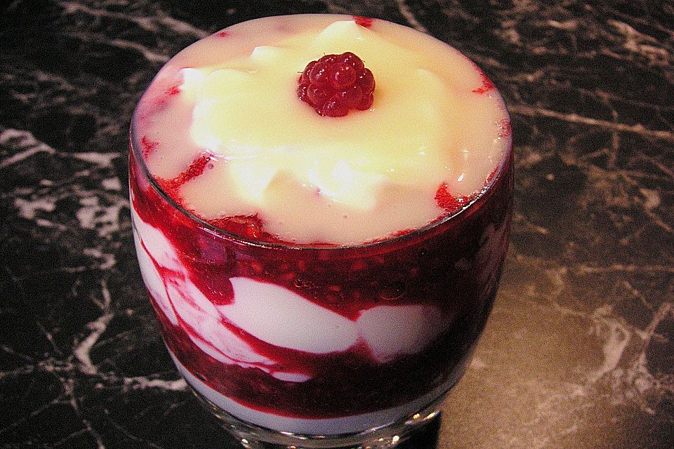Quark - Himbeer - Schichttraum Quark - Himbeer - Schichttraum