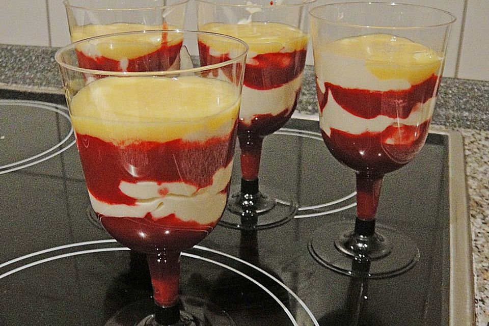 Quark - Himbeer - Schichttraum Quark - Himbeer - Schichttraum