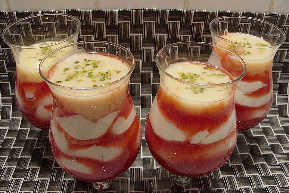 Quark - Himbeer - Schichttraum Quark - Himbeer - Schichttraum