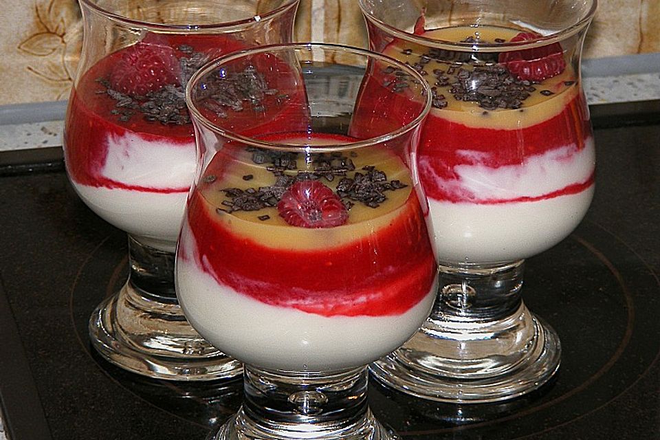 Quark - Himbeer - Schichttraum Quark - Himbeer - Schichttraum