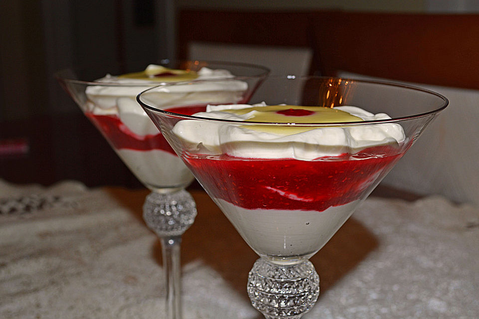 Quark - Himbeer - Schichttraum Quark - Himbeer - Schichttraum