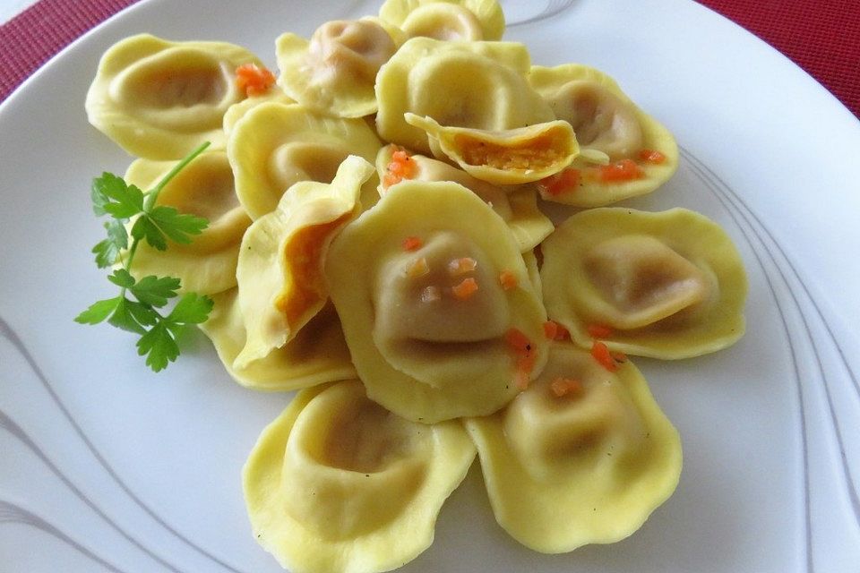 Ravioli mit Kürbis - Füllung