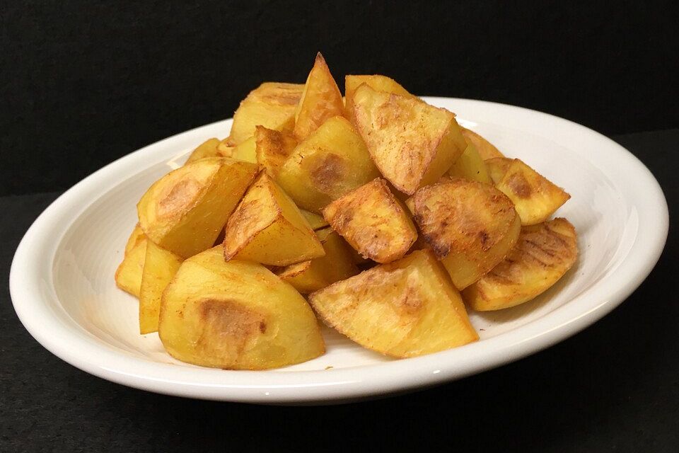 Selbst gemachte Kartoffelecken Selbst gemachte Kartoffelecken