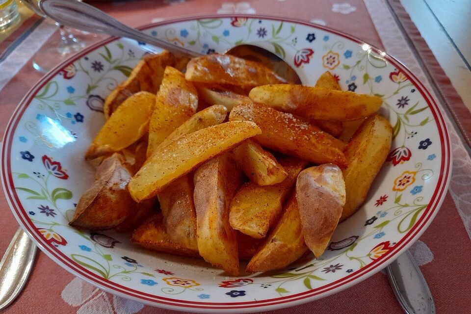 Selbst gemachte Kartoffelecken Selbst gemachte Kartoffelecken