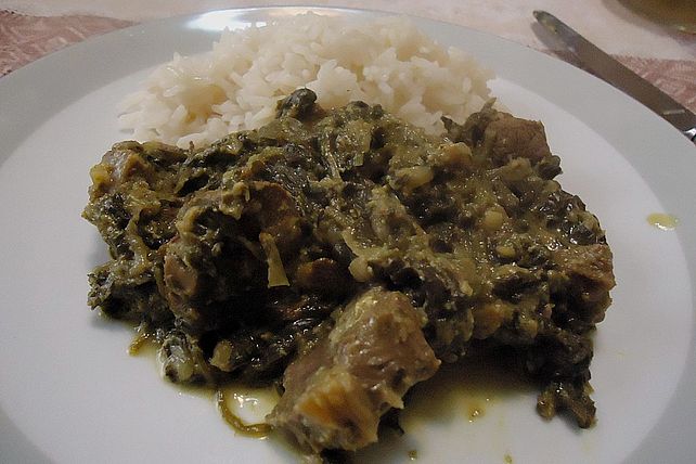 Lammcurry mit Spinat und Joghurt von sp1904| Chefkoch