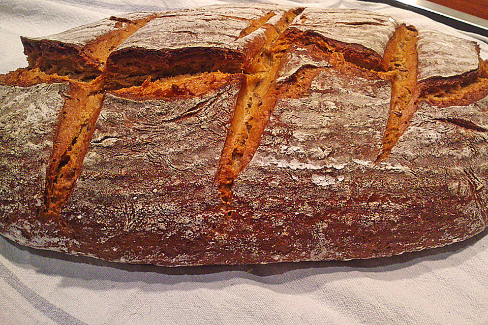 Sauerteigbrot, Roggenmischbrot