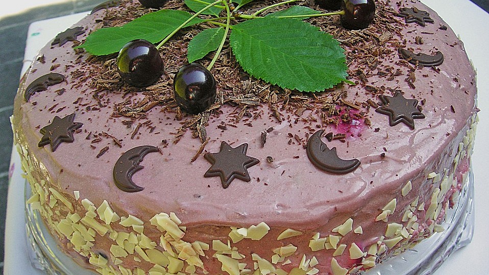 Schokoladentorte mit Kirschen von wermut