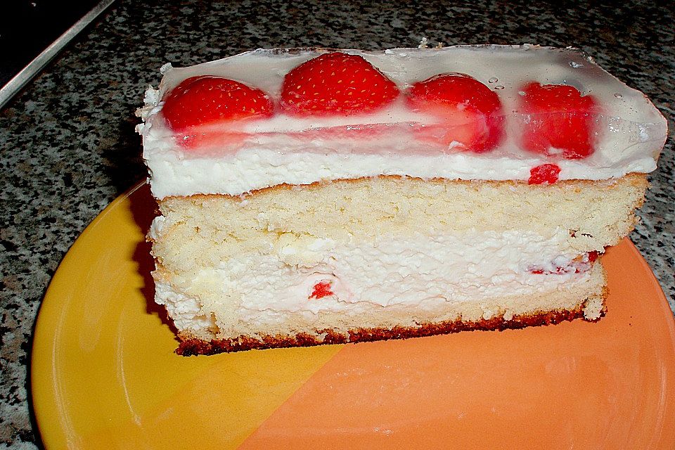 Schmand - Erdbeerkuchen