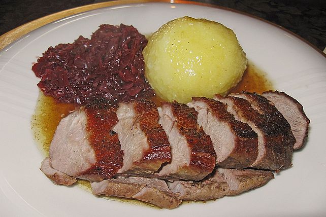Entenbrust mit Salz - Honig - Kruste von ufaudie58| Chefkoch