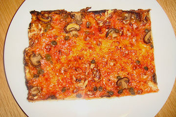 Pizza Rezept Fur 8 Personen Von Suppentopf Chefkoch 