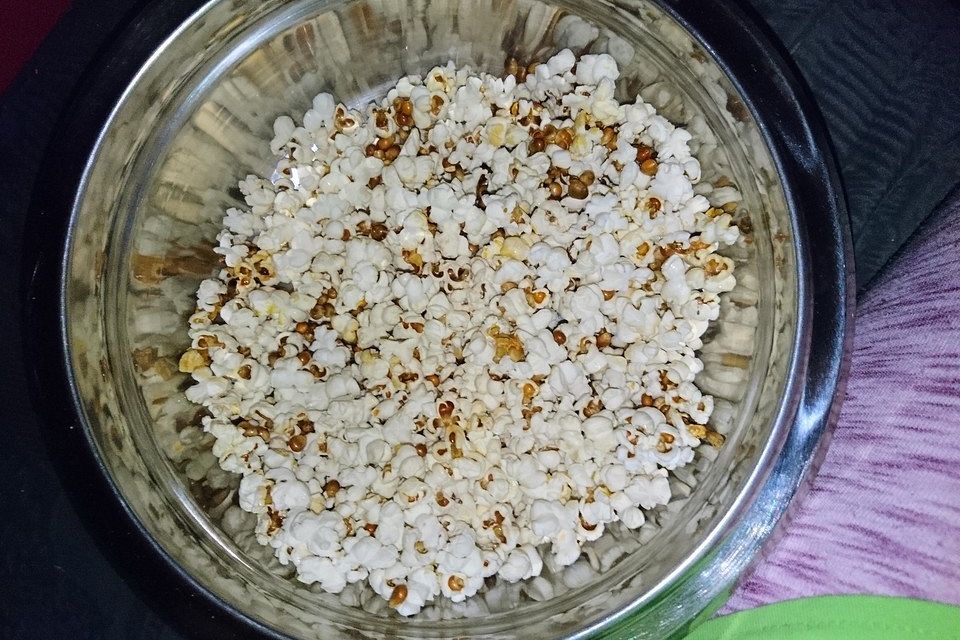 Süßes Popcorn aus der Mikrowelle