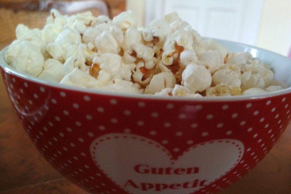 Süßes Popcorn aus der Mikrowelle