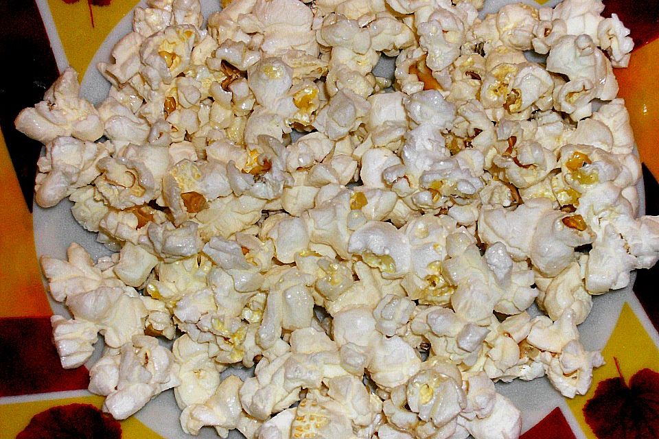 Süßes Popcorn aus der Mikrowelle