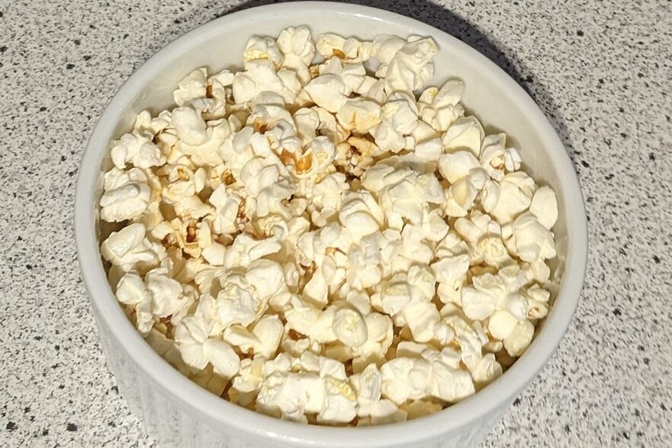 Süßes Popcorn aus der Mikrowelle