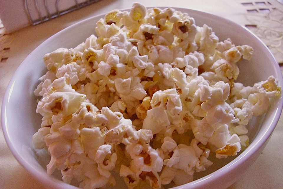 Süßes Popcorn aus der Mikrowelle