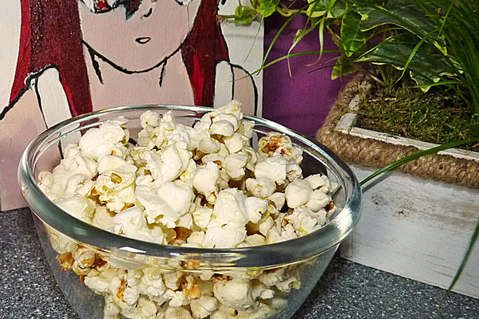 Süßes Popcorn aus der Mikrowelle