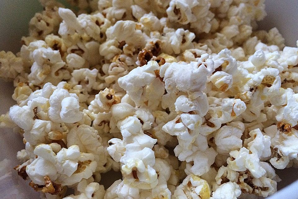 Süßes Popcorn aus der Mikrowelle